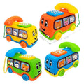 Musical Telephone Bus Car Toy – Montessori Early Educational Toy for Toddlers 1+ Year