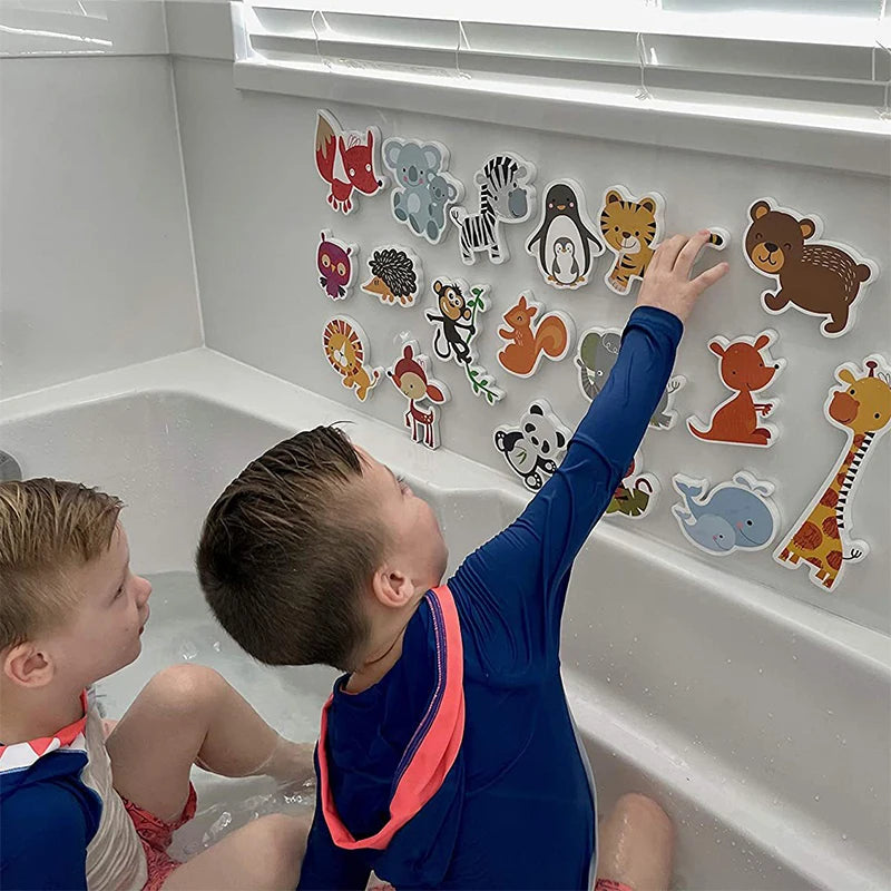 Kids Foam Puzzle Boat & Car Floating Bathtub Toys