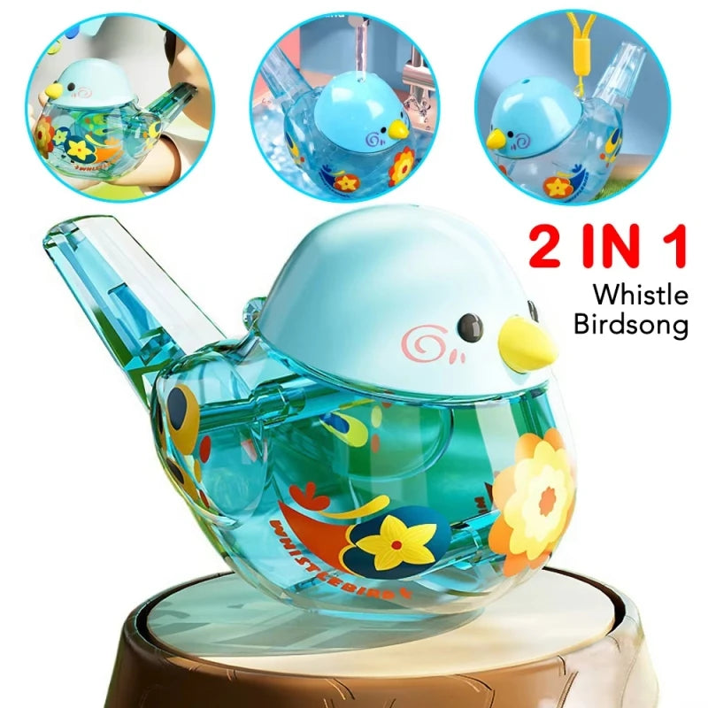 Interactive Water Bird Whistle for Toddlers – Fillable Water Musical Instrument & Bird Sound Toy for Kids Gift