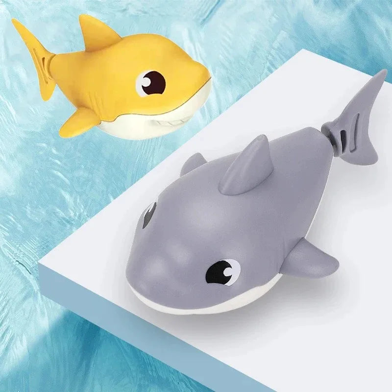 Baby Shark Wind-Up Swimming Bath Toy - Outdoor Water Play Toy