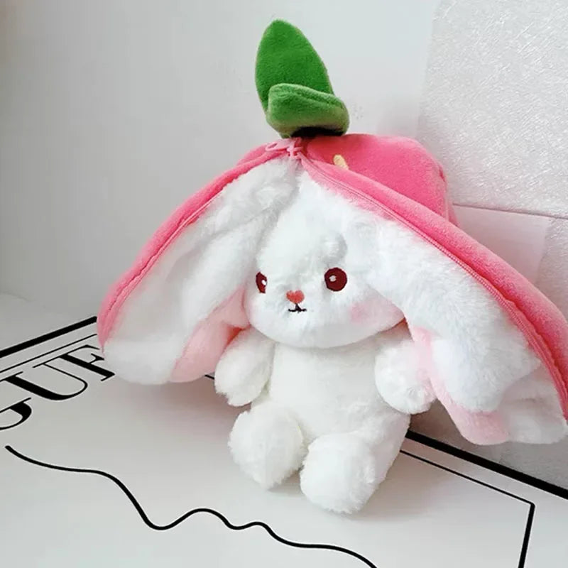 Strawberry Cute Carrot Rabbit Plush stuffed Toy Bunny Doll for Kid Birthday Gift