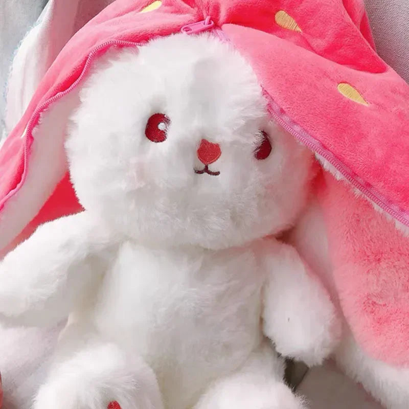 Strawberry Cute Carrot Rabbit Plush stuffed Toy Bunny Doll for Kid Birthday Gift