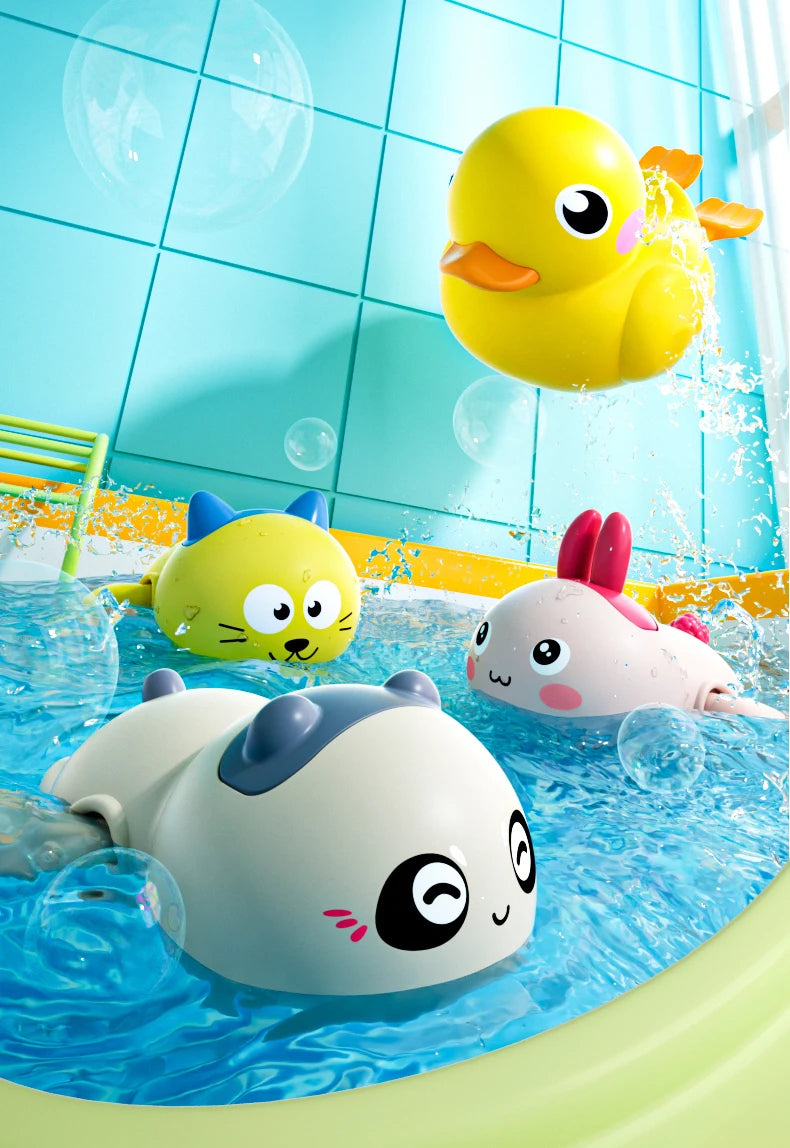 Water Wheel Suction Cup Bath Toy Set - Interactive Spinning Waterfall & Shower Sprinkler for Toddlers