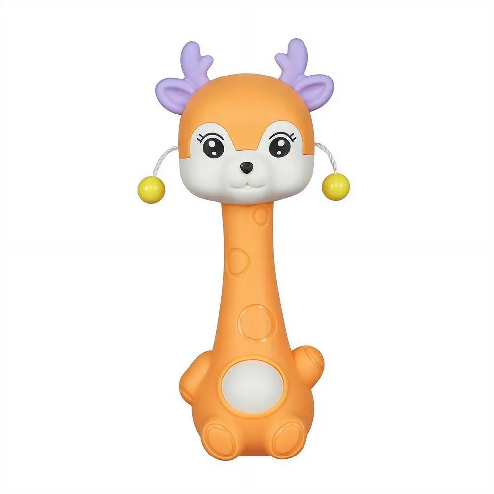 "Baby Hand Rattle & Sensory Grasp Toy - Soft Newborn Early Sound Toy"