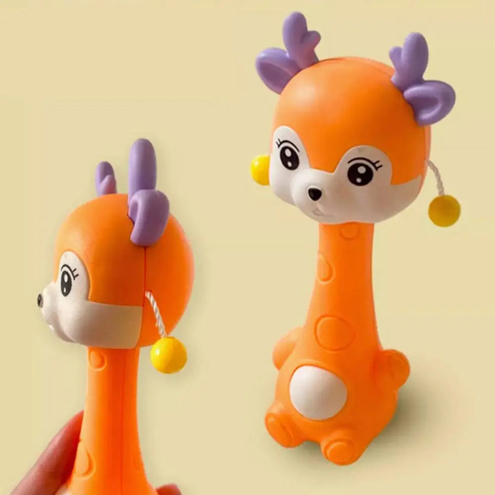 "Baby Hand Rattle & Sensory Grasp Toy - Soft Newborn Early Sound Toy"