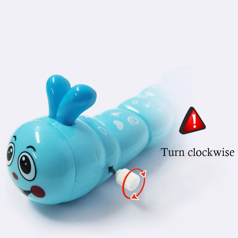 "Caterpillar Clockwork Wind-Up Toy - Cute Crawling Animal Gift"