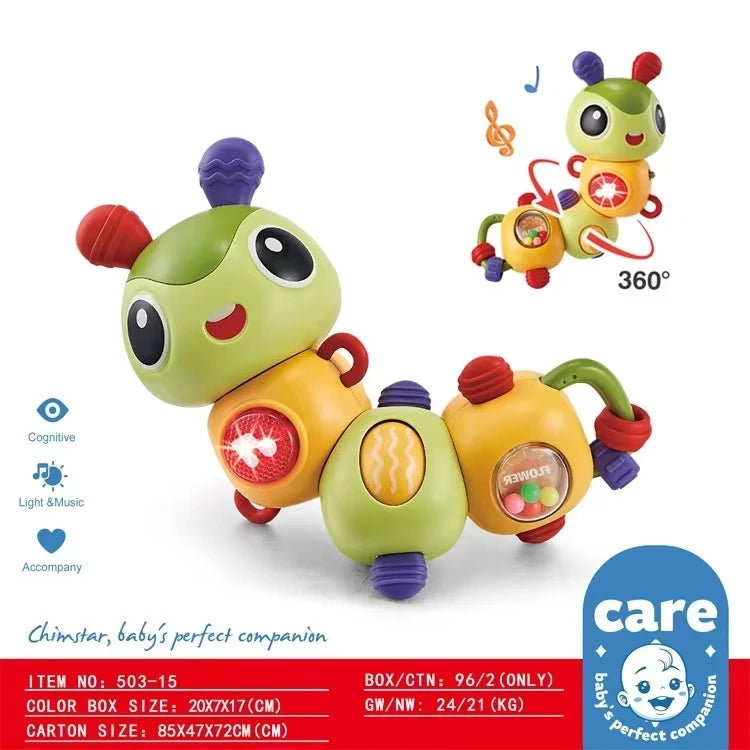 Musical Sensory Rattle & Activity Toy for Babies