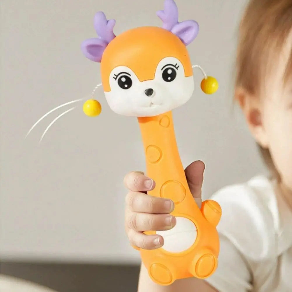 "Baby Hand Rattle & Sensory Grasp Toy - Soft Newborn Early Sound Toy"