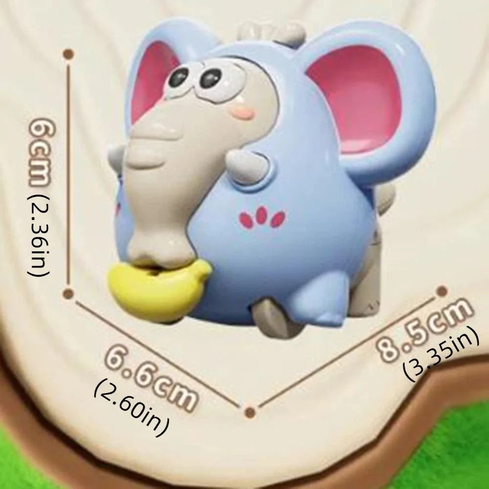 Children's Pulling Rope Animal Climbing Car - Inertial Clockwork Toy