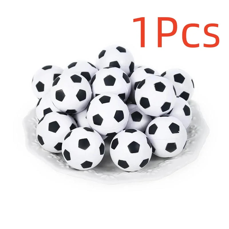 "1/24 Mini Sports Balls Pack - Foam Soccer & Football Anti-Stress Toys"
