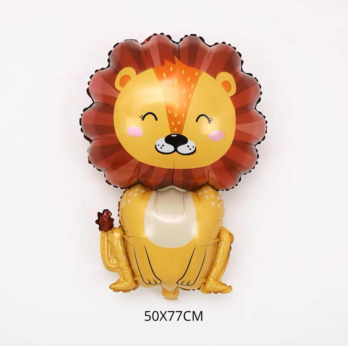 Animal Theme Foil Balloon Lion Rabbit Kids Birthday Decoration