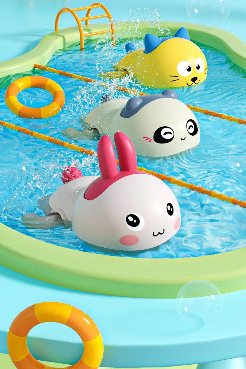 Water Wheel Suction Cup Bath Toy Set - Interactive Spinning Waterfall & Shower Sprinkler for Toddlers