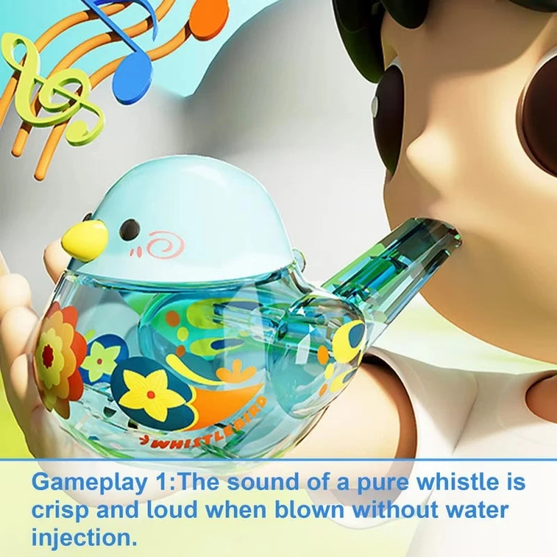 Interactive Water Bird Whistle for Toddlers – Fillable Water Musical Instrument & Bird Sound Toy for Kids Gift