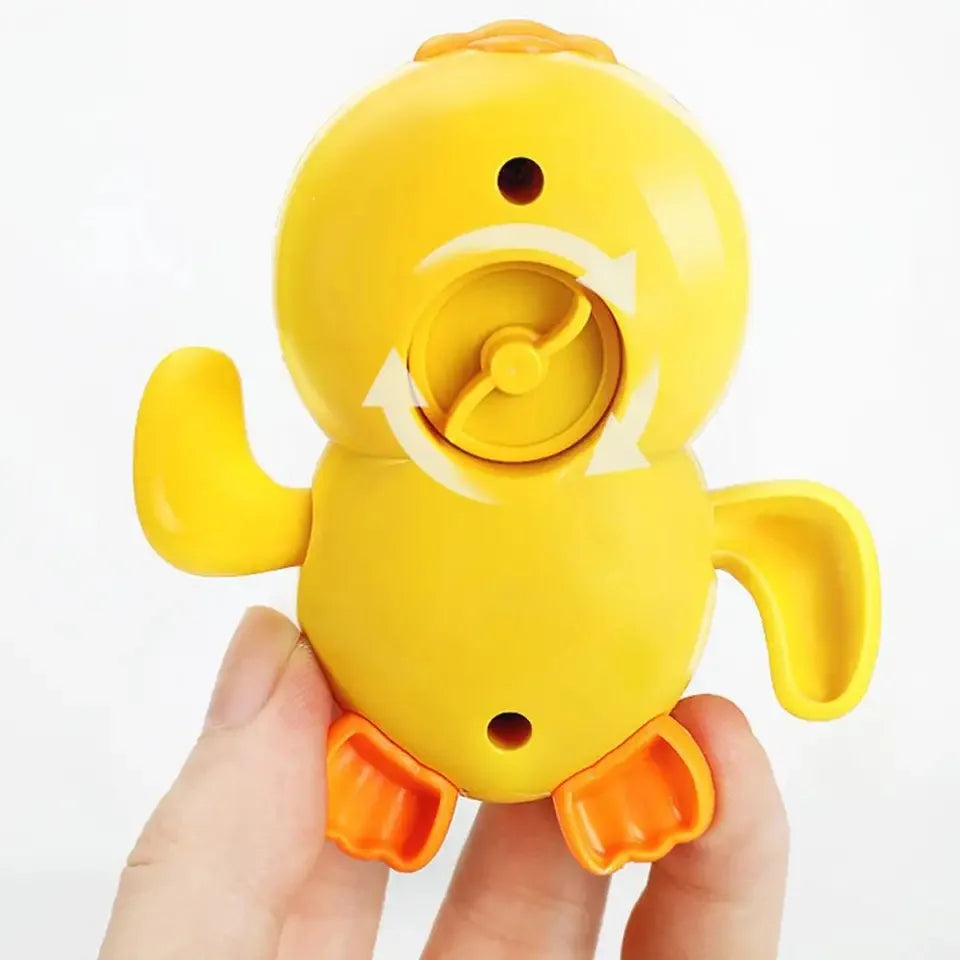 1 Pcs Baby Bath Toy Swimming Floating Duck Cute Water Play Interactive Toy for Kids