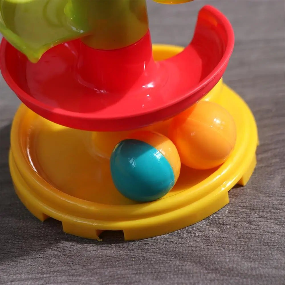 "Baby Puzzle Track Drop Roll & Swirling Tower Ball Set"