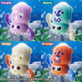 Cute Swimming Octopus Bath Toys (1-4 Pack) – Floating Curled Edge Pool & Bathtub Toys for Toddlers, Boys and Girls