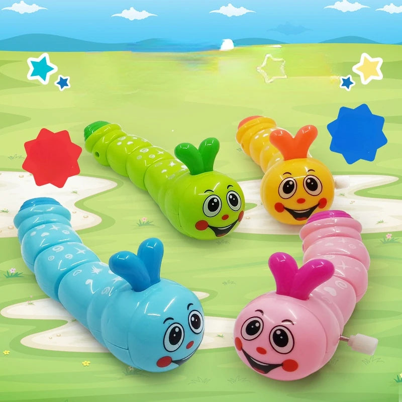 "Caterpillar Clockwork Wind-Up Toy - Cute Crawling Animal Gift"