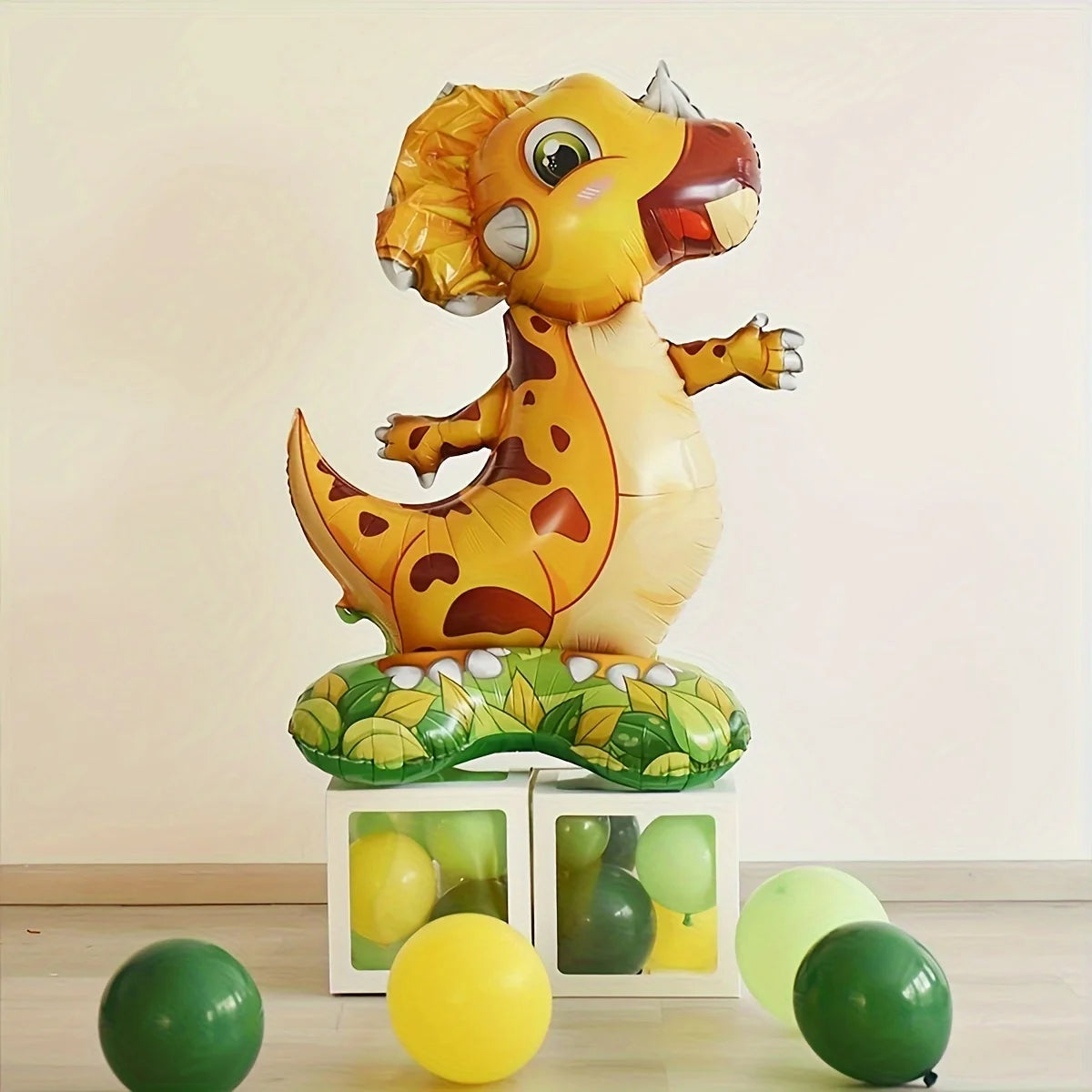 "Dinosaur Animal Foil Balloons Set - Forest Party & Kids Birthday Decor"