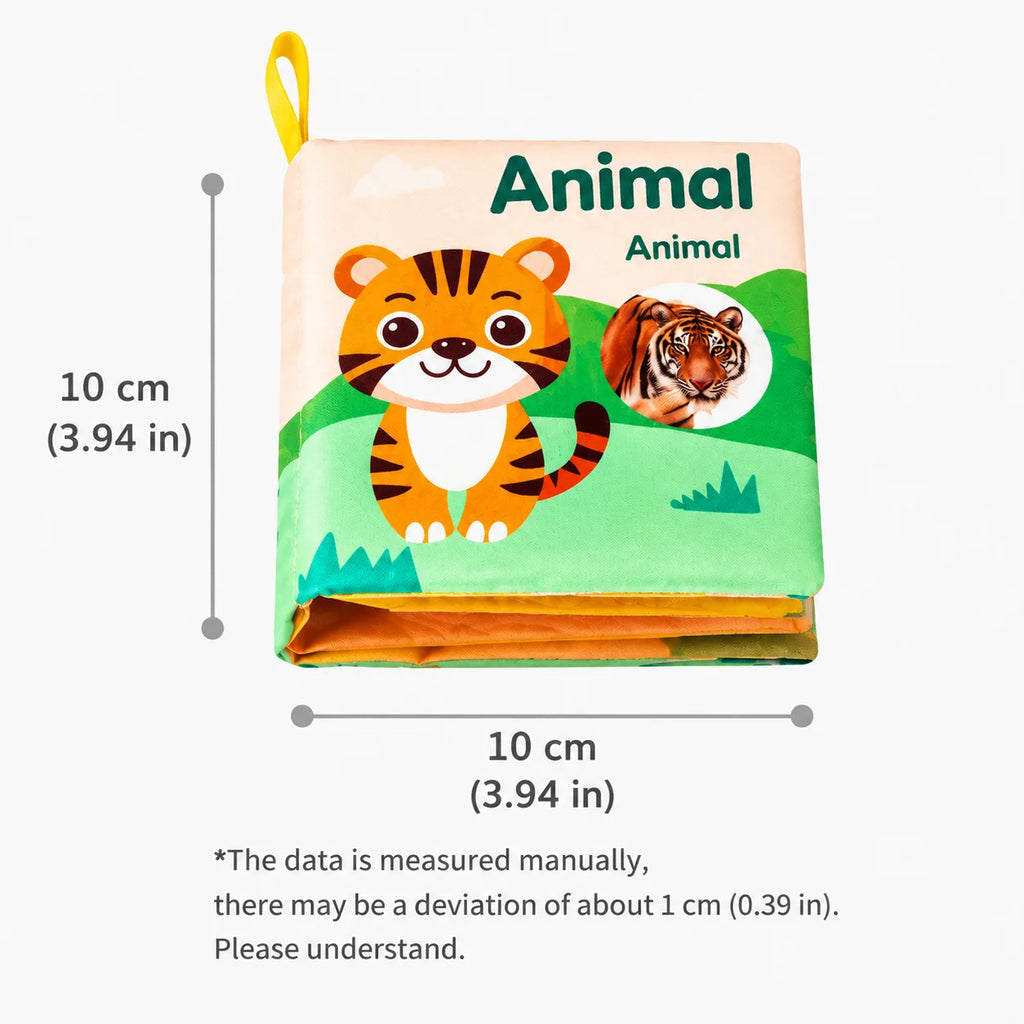 Kids Early Educational Soft Cloth Book (Animals & Numbers)