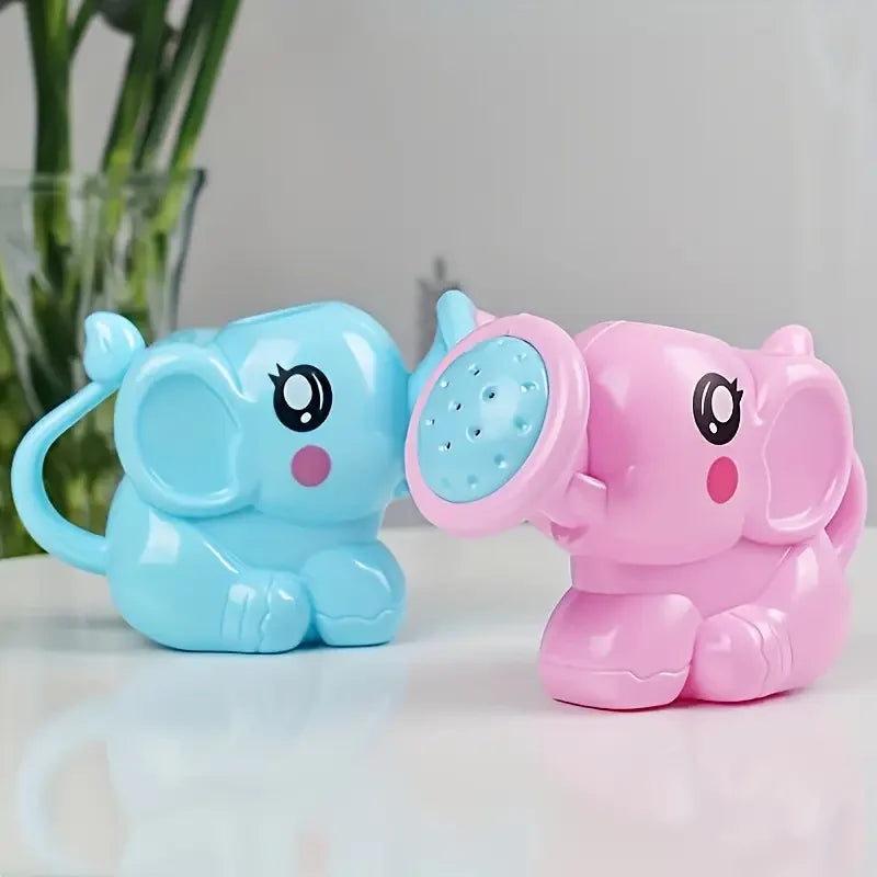 Elephant Bath Watering Pot Toy – Cute Plastic Shower Kettle & Summer Sprinkler for Kids