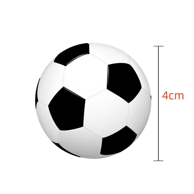 "1/24 Mini Sports Balls Pack - Foam Soccer & Football Anti-Stress Toys"