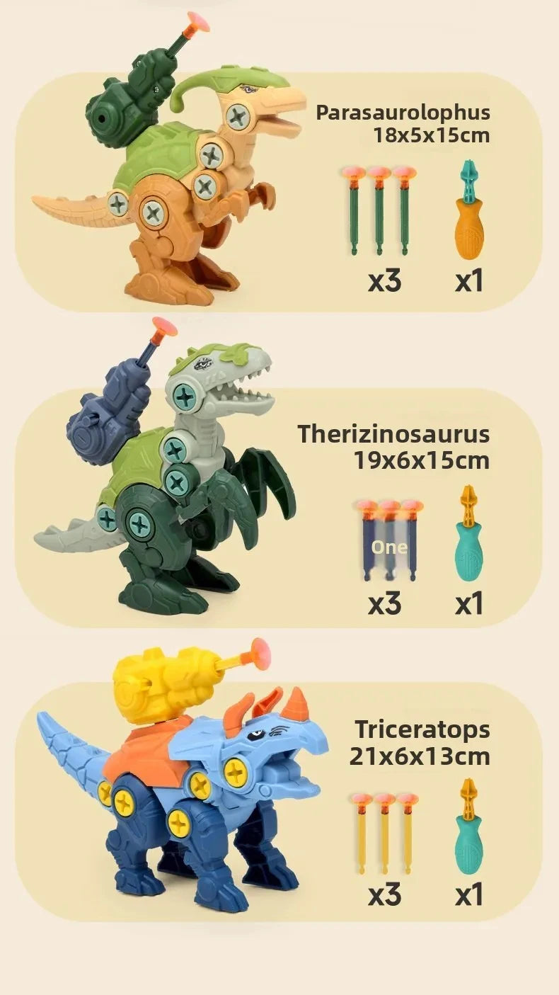 DIY Disassembly T-Rex Dinosaur Educational Toy for Kids