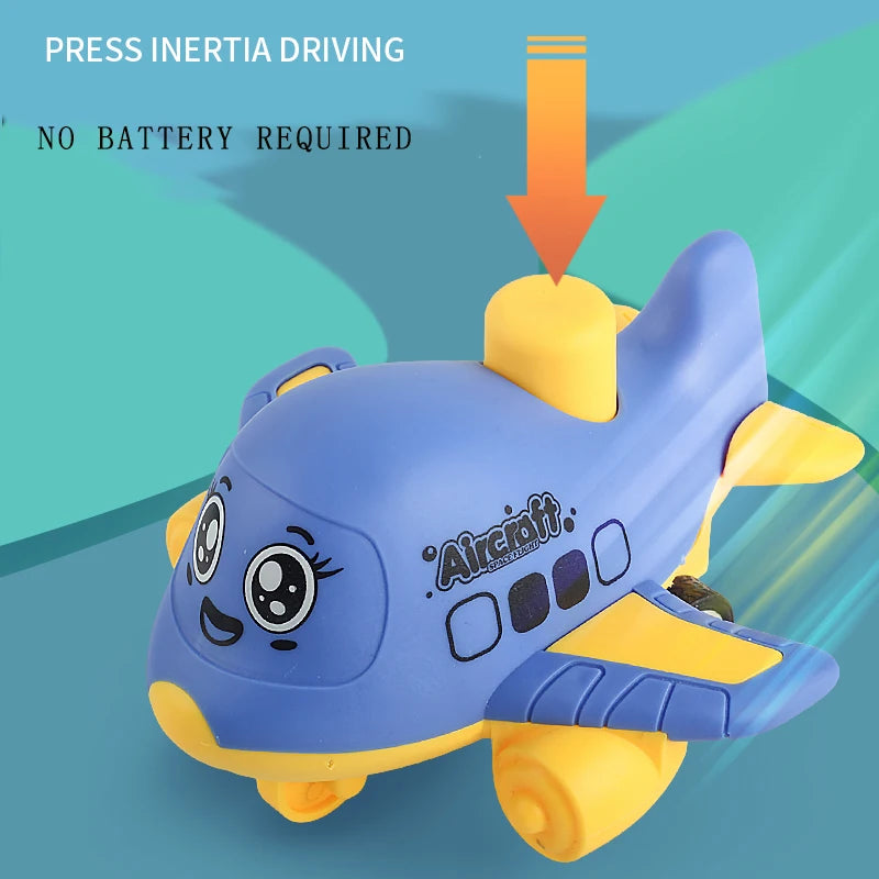 "Press and Go Aircraft & Animal Racing Cars - Toddler Friction Toys"