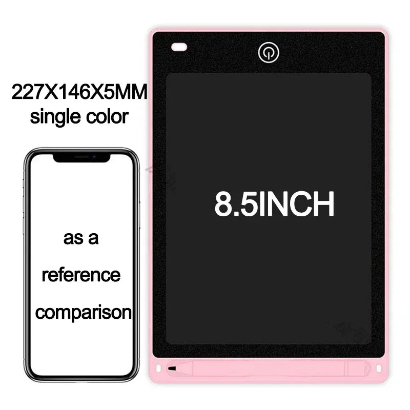 Portable Electronic LCD Writing Tablet & Drawing Board for Kids - 4.4 / 8.5 Inch Colorful Graffiti Sketchpad, Mess-Free Digital Handwriting Blackboard & Educational Toy Gift for Boys and Girls