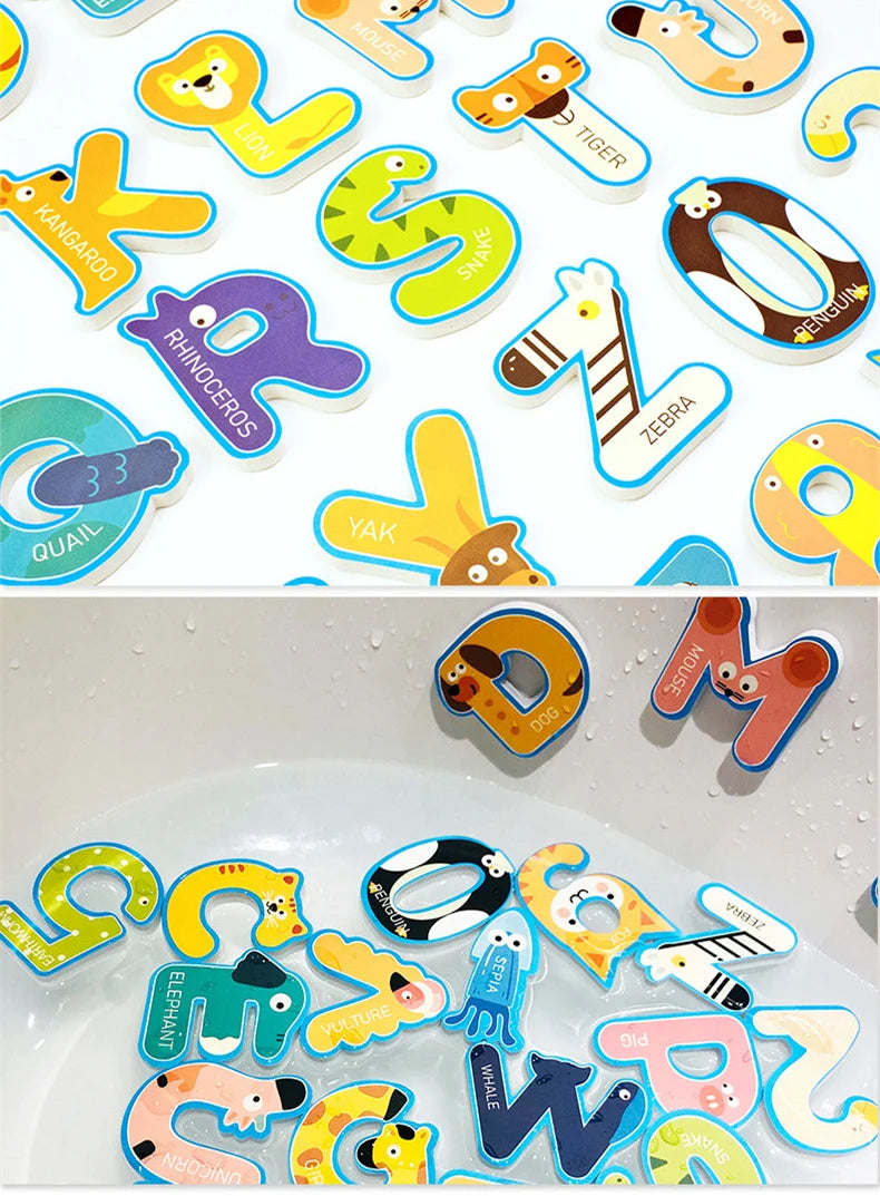 Kids Foam Puzzle Boat & Car Floating Bathtub Toys