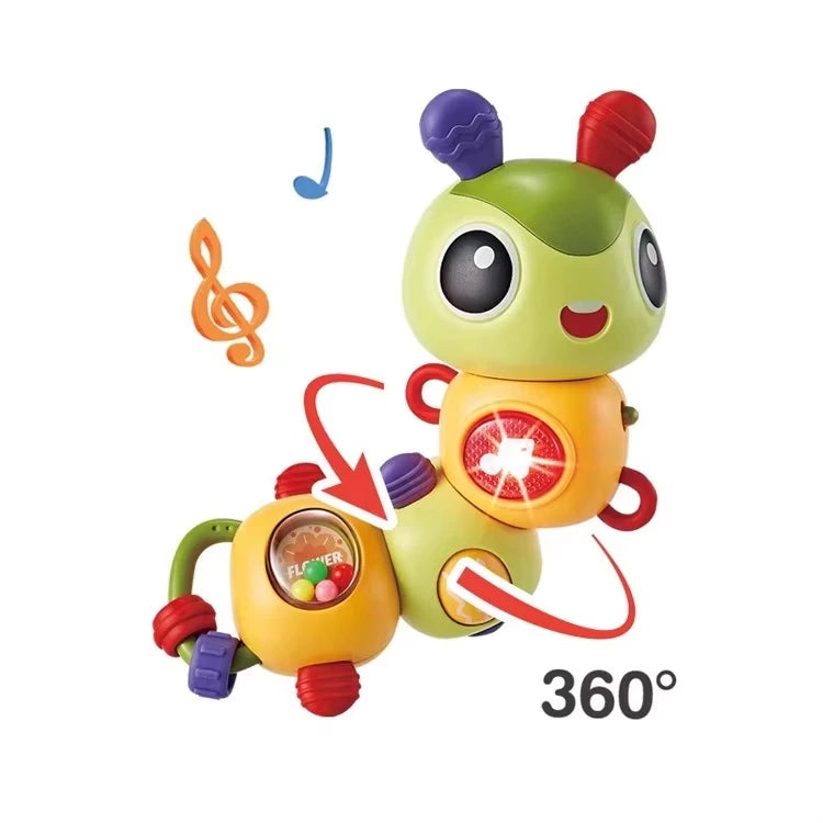 Musical Sensory Rattle & Activity Toy for Babies