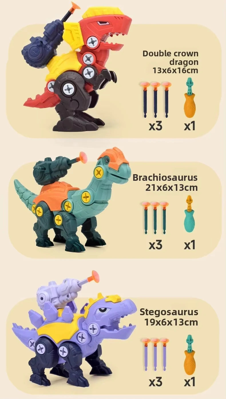 DIY Disassembly T-Rex Dinosaur Educational Toy for Kids