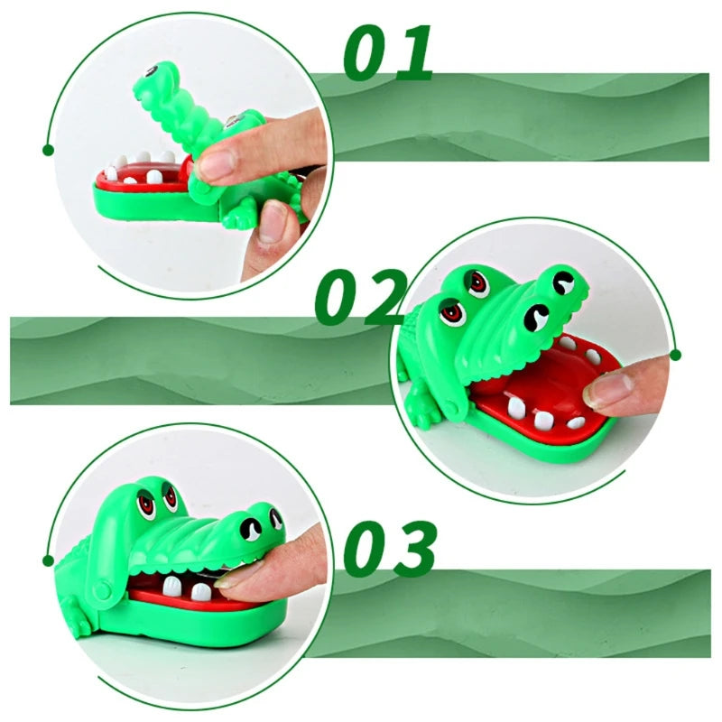 Alligator Teeth Game - Funny Biting Finger Family Party Toy