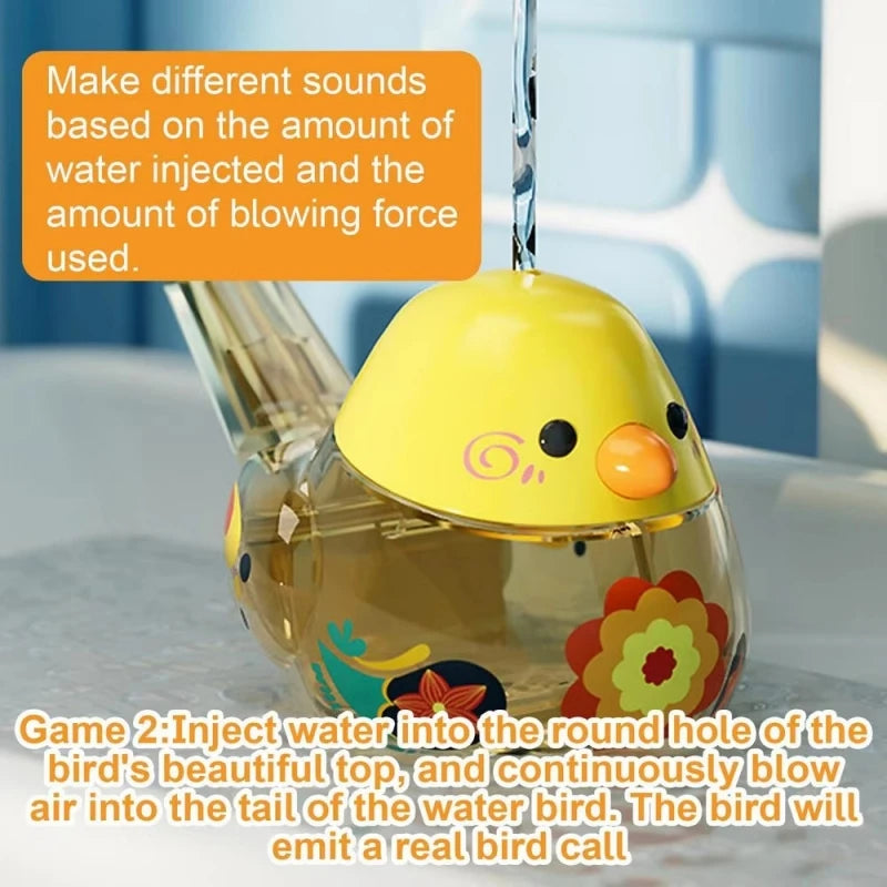 Interactive Water Bird Whistle for Toddlers – Fillable Water Musical Instrument & Bird Sound Toy for Kids Gift