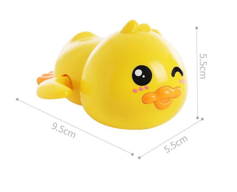 1 Pcs Baby Bath Toy Swimming Floating Duck Cute Water Play Interactive Toy for Kids