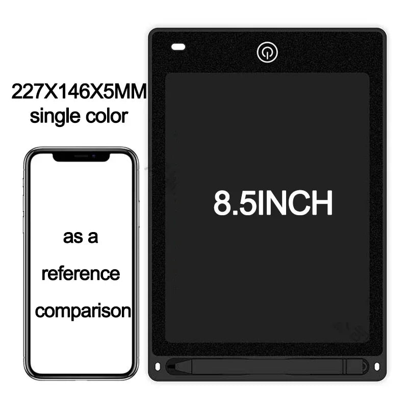 Portable Electronic LCD Writing Tablet & Drawing Board for Kids - 4.4 / 8.5 Inch Colorful Graffiti Sketchpad, Mess-Free Digital Handwriting Blackboard & Educational Toy Gift for Boys and Girls