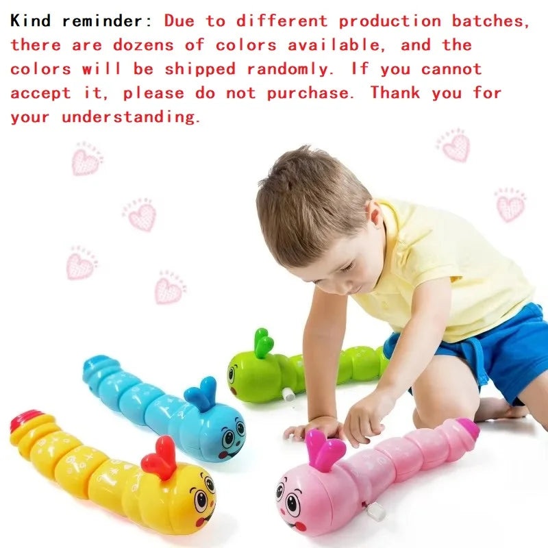 "Caterpillar Clockwork Wind-Up Toy - Cute Crawling Animal Gift"