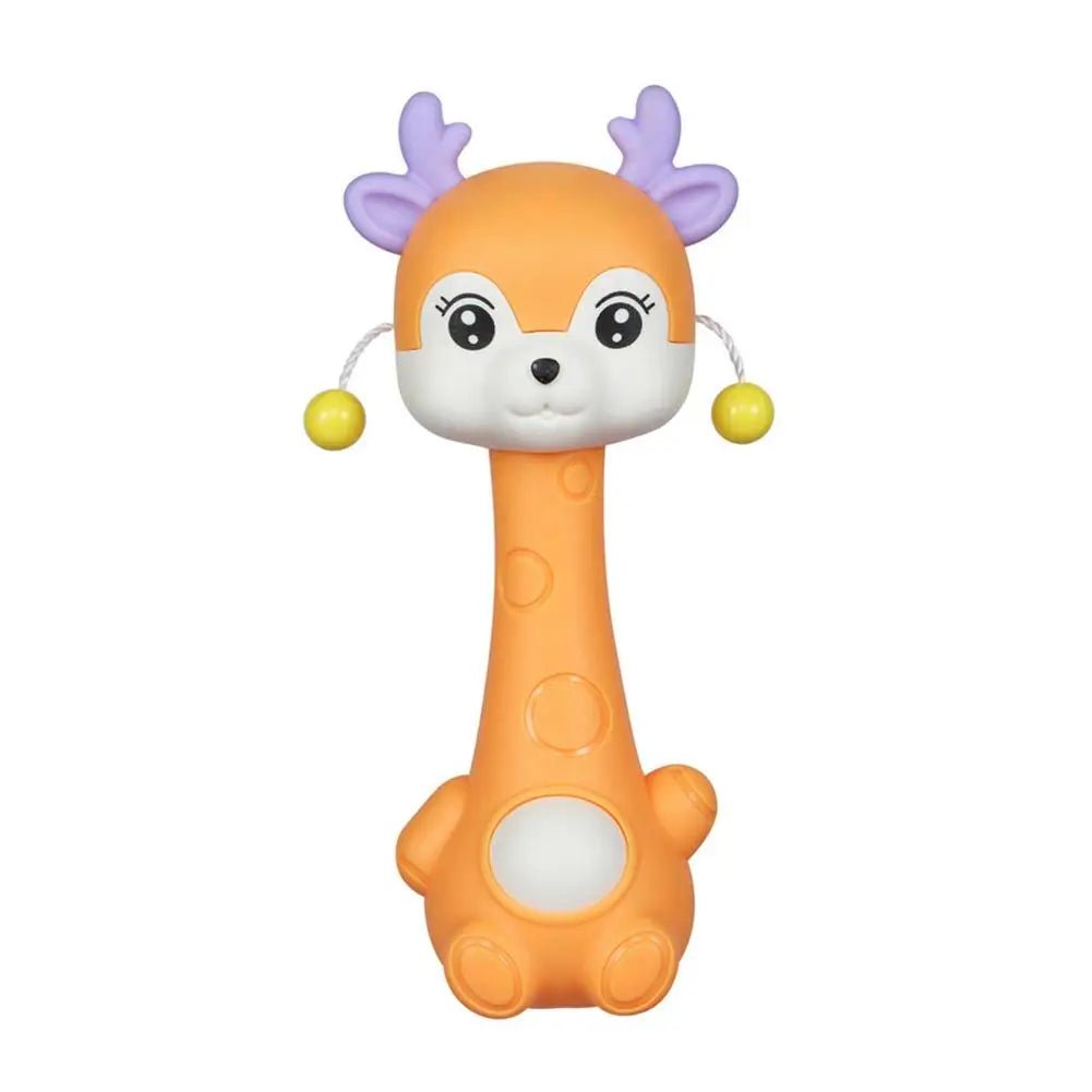 "Baby Hand Rattle & Sensory Grasp Toy - Soft Newborn Early Sound Toy"
