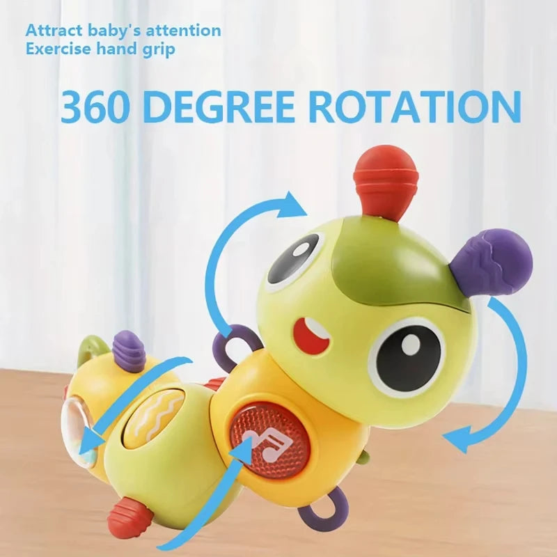 Musical Sensory Rattle & Activity Toy for Babies
