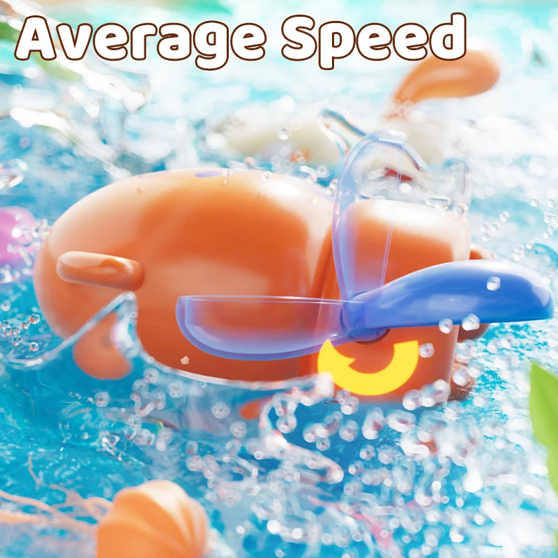 Cute Swimming Octopus Bath Toys (1-4 Pack) – Floating Curled Edge Pool & Bathtub Toys for Toddlers, Boys and Girls