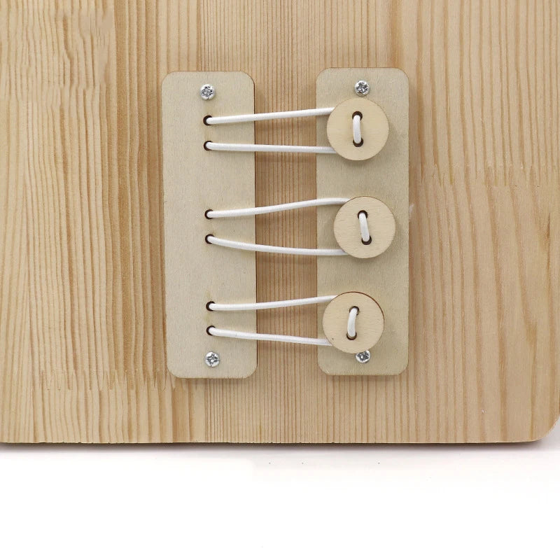 DIY Montessori Busy Board Lock, Switch & Latch Toy