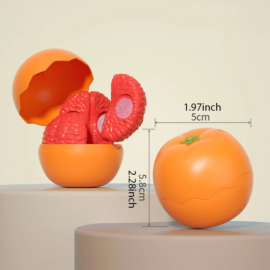 Kids Kitchen Cutting Play Food Set - Pretend Fruits & Vegetables with Storage Basket