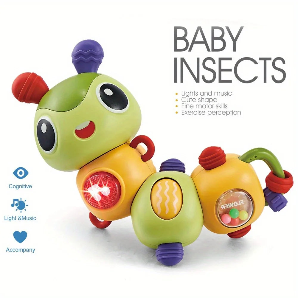 Musical Sensory Rattle & Activity Toy for Babies