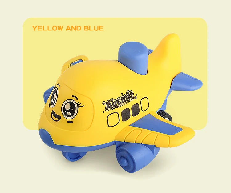 "Press and Go Aircraft & Animal Racing Cars - Toddler Friction Toys"