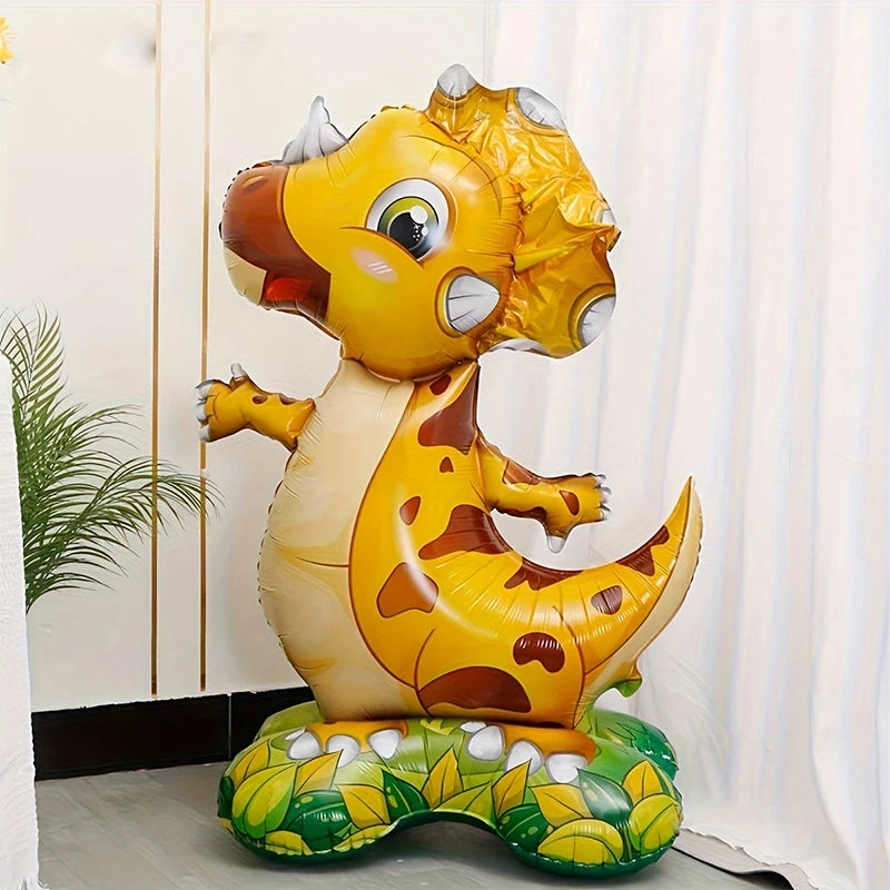 "Dinosaur Animal Foil Balloons Set - Forest Party & Kids Birthday Decor"