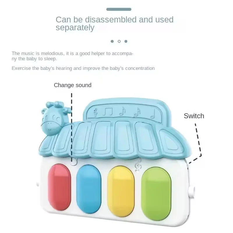 3-in-1 Baby Play Gym & Musical Sensory Mat