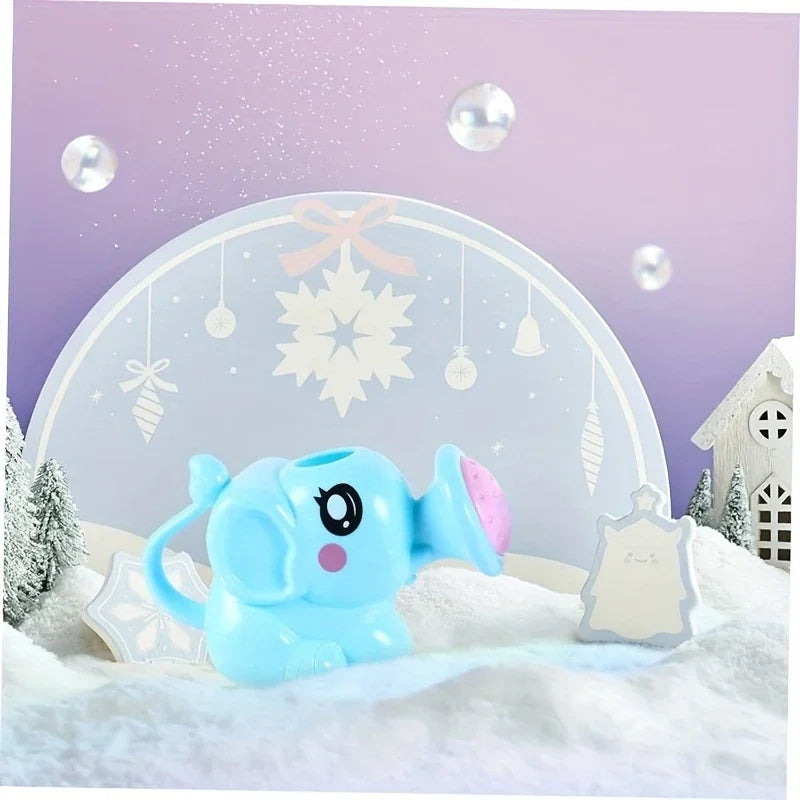 Elephant Bath Watering Pot Toy – Cute Plastic Shower Kettle & Summer Sprinkler for Kids