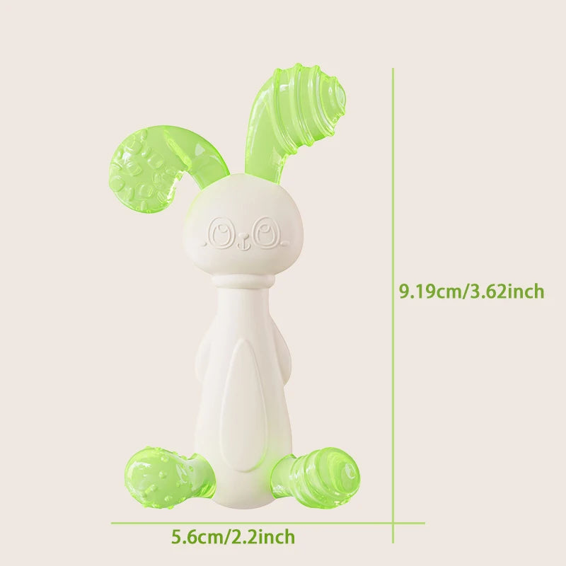"Cute Baby Giraffe Silicone Teether - Soft Pain Relief Molar Toy"