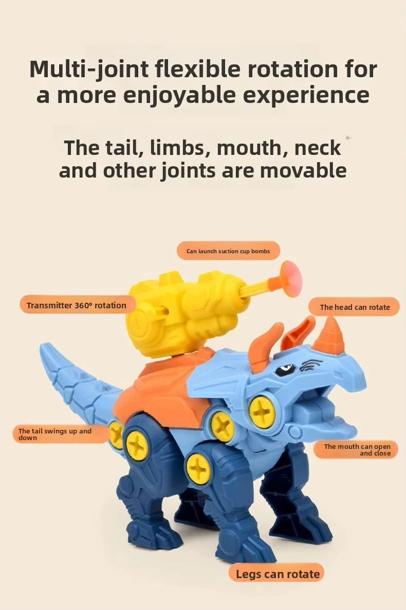 DIY Disassembly T-Rex Dinosaur Educational Toy for Kids