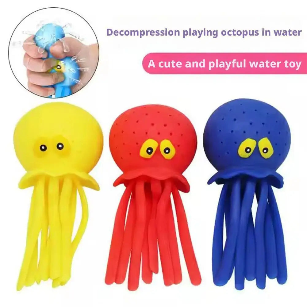 "Water Play Octopus Bathing Toy - Creative Spraying Infant Bath Toy"