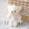13cm Blush Bear Plush Toy Keychain - Cute Teddy Bear Stuffed Doll Pendant